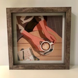 Framed Print of A Morning Latte